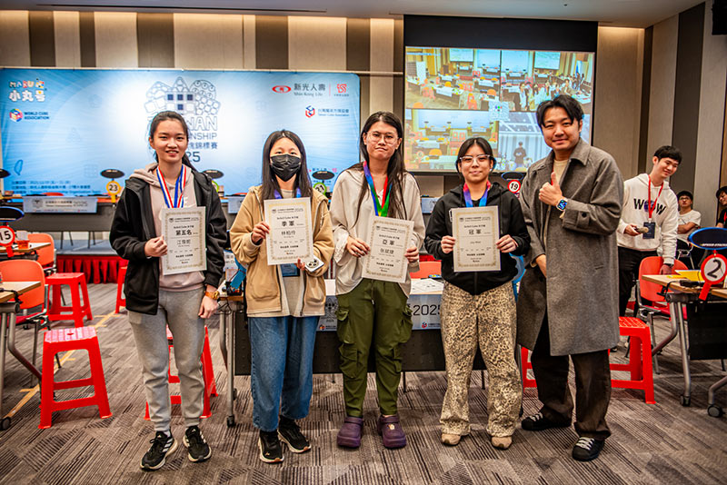 2025WCA台灣錦標賽比賽結果及決賽選手選用方塊