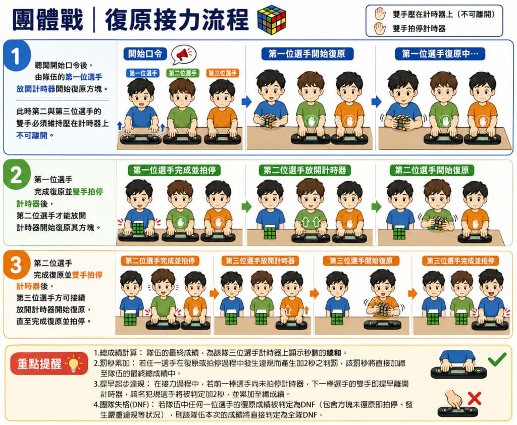 2026第一屆台灣健士盃魔術方塊挑戰賽 團體賽說明