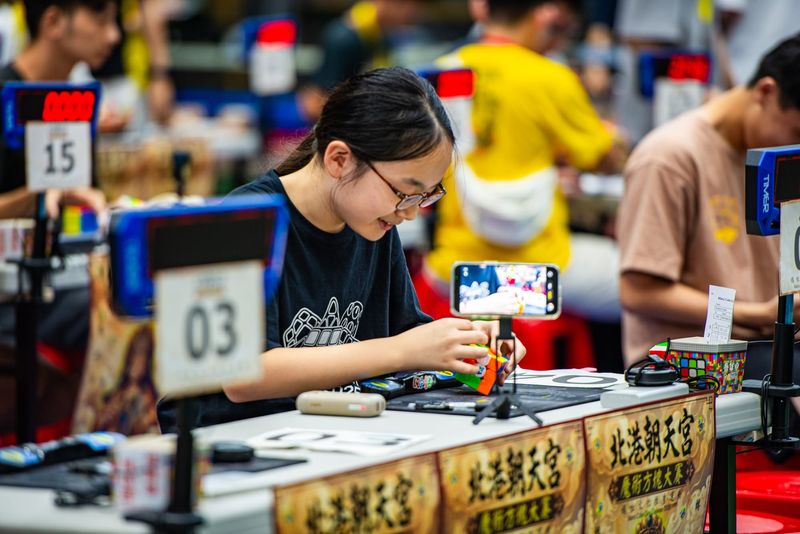 北港朝天宮暨小丸號第18屆魔術方塊大賽