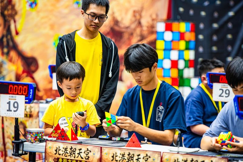 北港朝天宮暨小丸號第18屆魔術方塊大賽